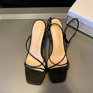 SHEIN Black Strappy Heels women’s 10.5